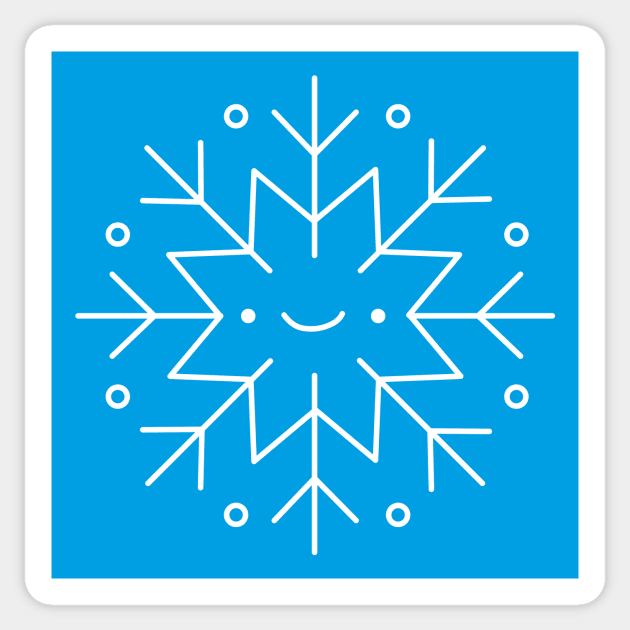 Cute winter snowflake Sticker by illulief